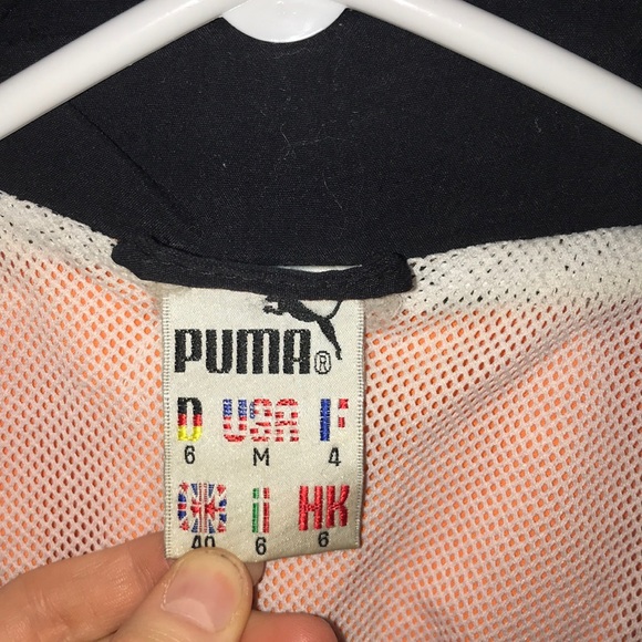 Orange black and white puma zip up - Picture 4 of 6